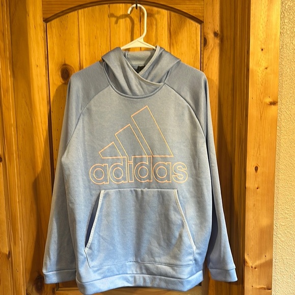 Adidas women’s  Blue Hoodie Sweater - Picture 1 of 6